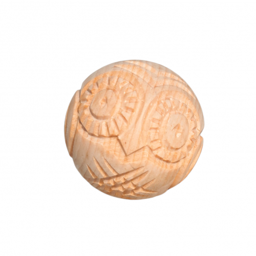 Tegerik / massage ball carved "Owl"